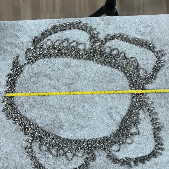 Silver Belly dancer belt.